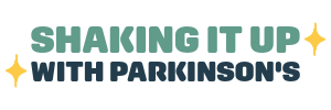 Logo for Shaking it Up with Parkinson's Podcast